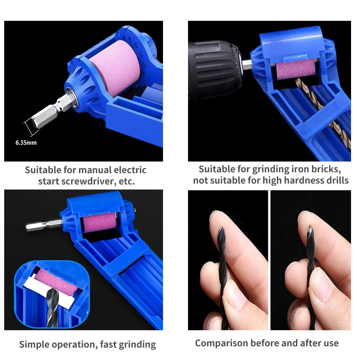 Drill Bit Sharpener Portable Diamond Drill Bit Sharpening Tool