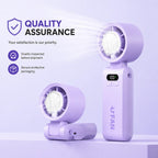 ❄️ Turbo Ice-Cooling Handheld Fan