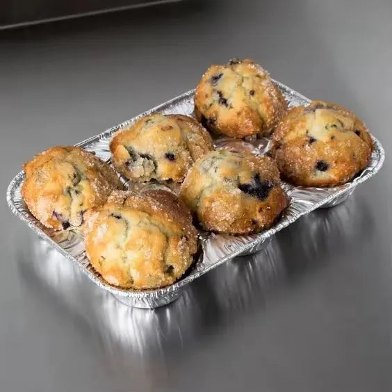 6-Cup Aluminum Muffin Trays - Perfect for Cupcakes and Muffins 🧁