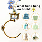 Vintage Hand Towel Holder with Candle Hook