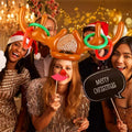 🎄Weihnachtsaktion t - Weihnachts-Rentier-Geweih-Ringwurfspiel