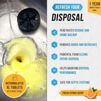 Garbage Disposal Cleaner and Deodorizer Tablets – 24 Count 🍊