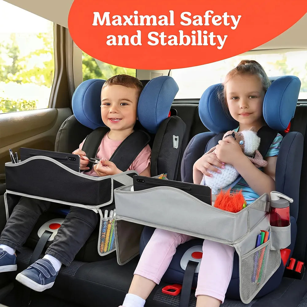 🚗Kids Travel Tray for Car & Plane – Portable Activity Table for Road Trips