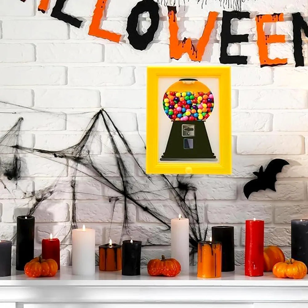 🍬 Wall-Mounted Candy Dispenser Frame – Fun Framed Snack Organizer