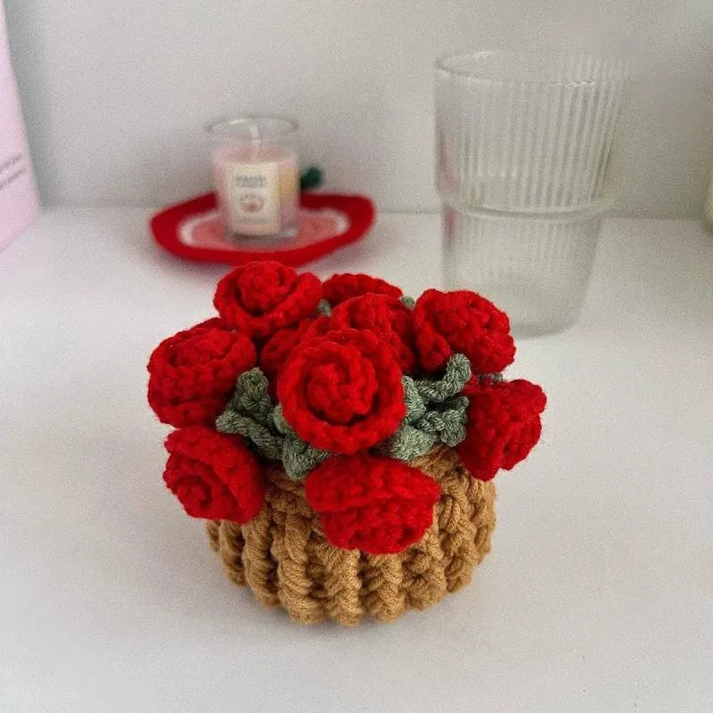 🔥Handcrafted Rose Flower Coasters