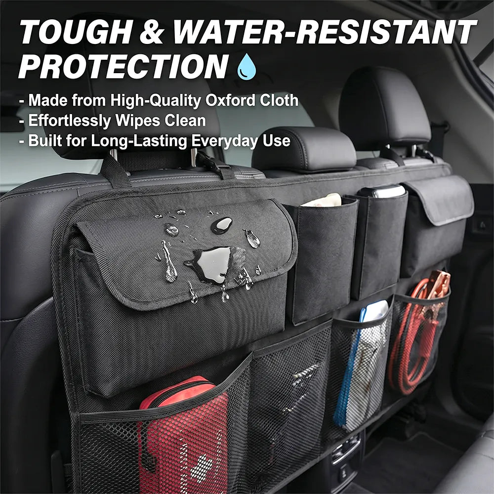 🚗📦Car Trunk Organizer – Hanging Storage with 8 Pockets for SUVs & Trucks
