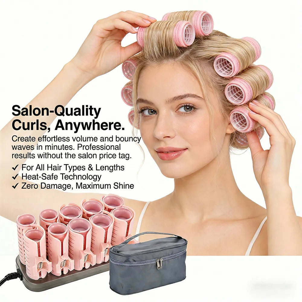 ✨ Electric Hair Curlers Set