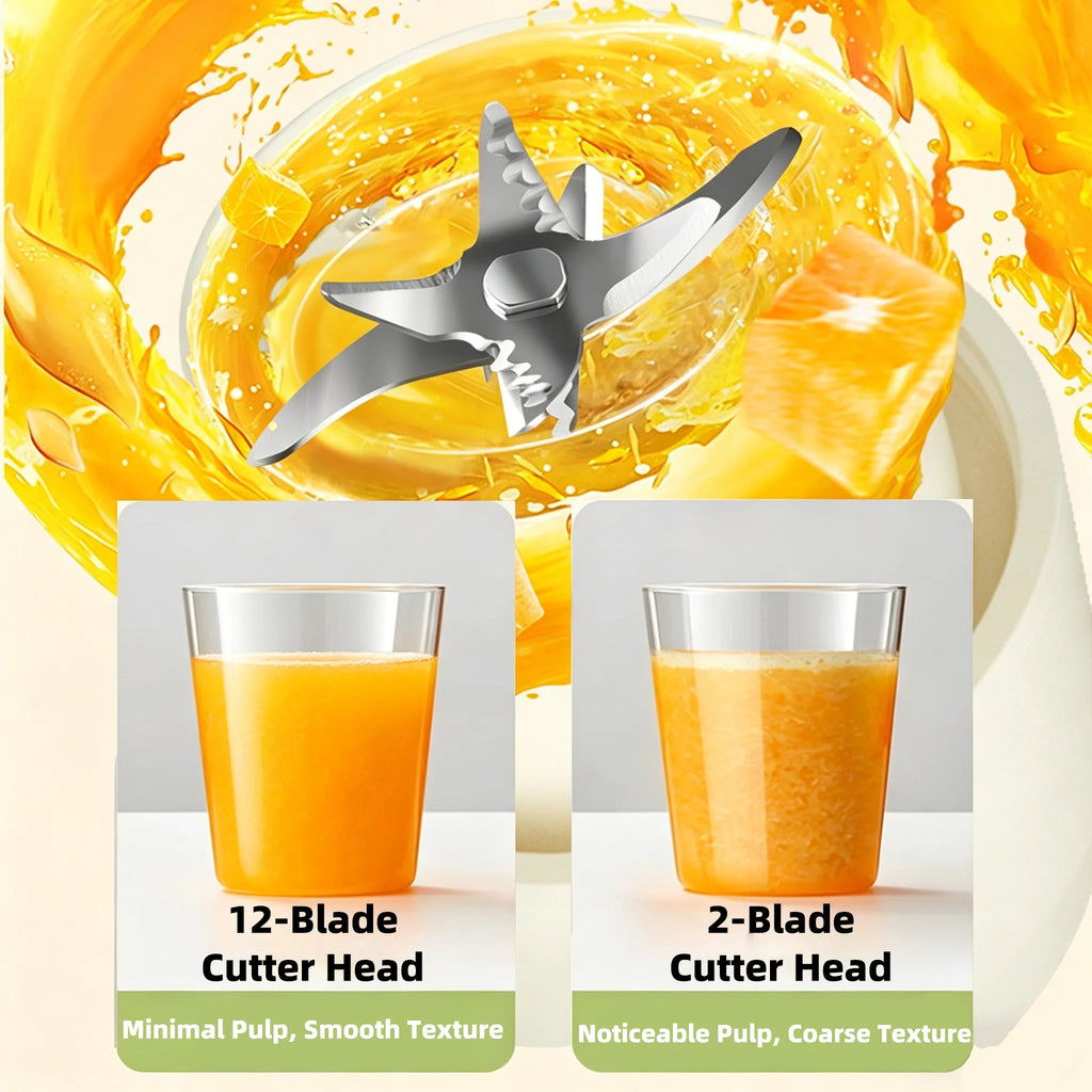 🍓Smoothie Blender – 15fl oz Portable Type-C Rechargeable Blender