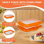 Reusable Flexible-Film Food Preservation Tray