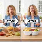 🥣 Chip & Dip Bowl Set — Anti-Soggy Cereal & Multi-Use Serving Bowl