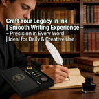 Vintage Signature Pen Calligraphy Set – Feather Pen for Writing
