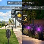 Solar Flickering Flame Torch Lights