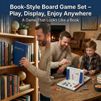 📚 Book-Style Board Game Set – Play, Display, Enjoy Anywhere