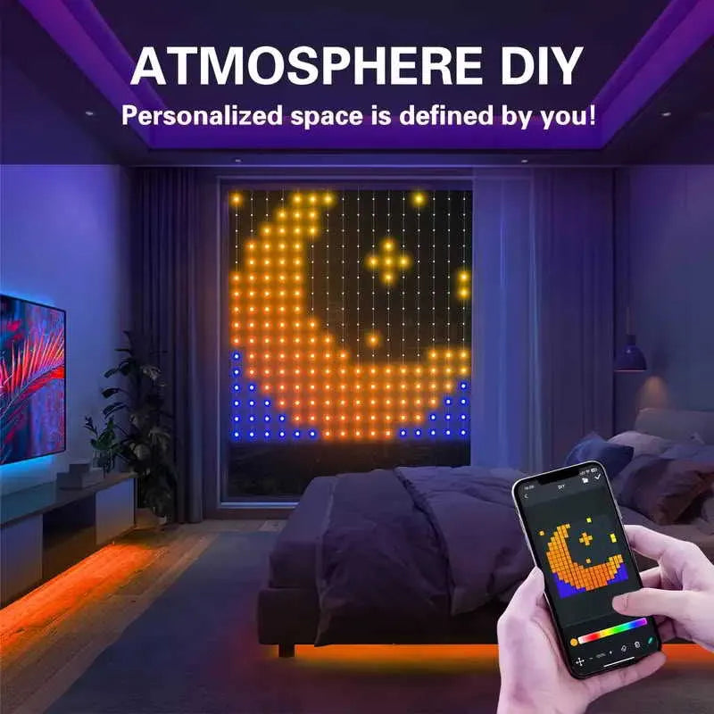 ✨ Smart Curtain Lights