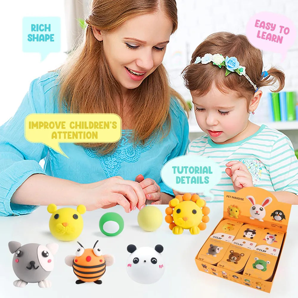 🎨 Air-Dry Clay Kit for Kids