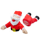 Whimsical Window Surprise: Animated Santa & Reindeer Crash Scene with Sound Activation