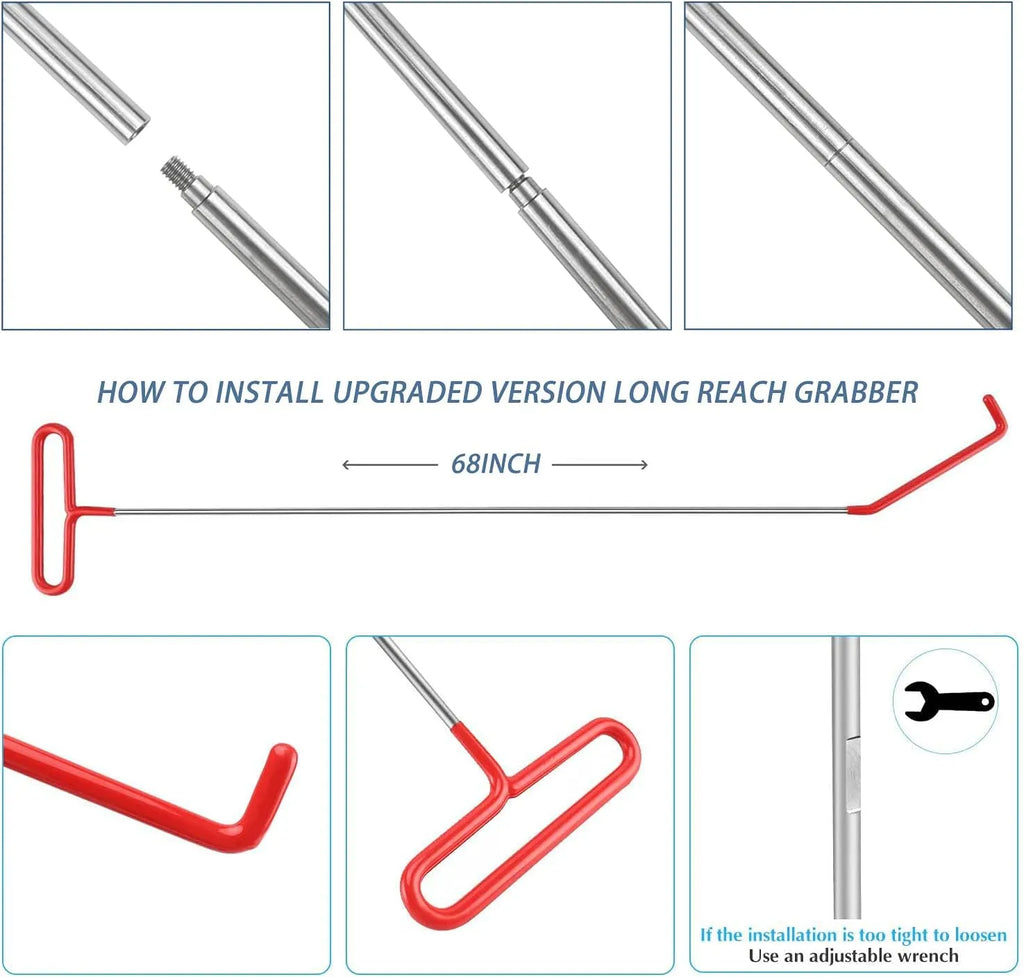 Heavy-Duty Fifth Wheel Pin Puller & Tire Repair Tool Kit