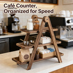 🍰 3-Tier Wooden Serving Tray Set for Parties & Entertaining