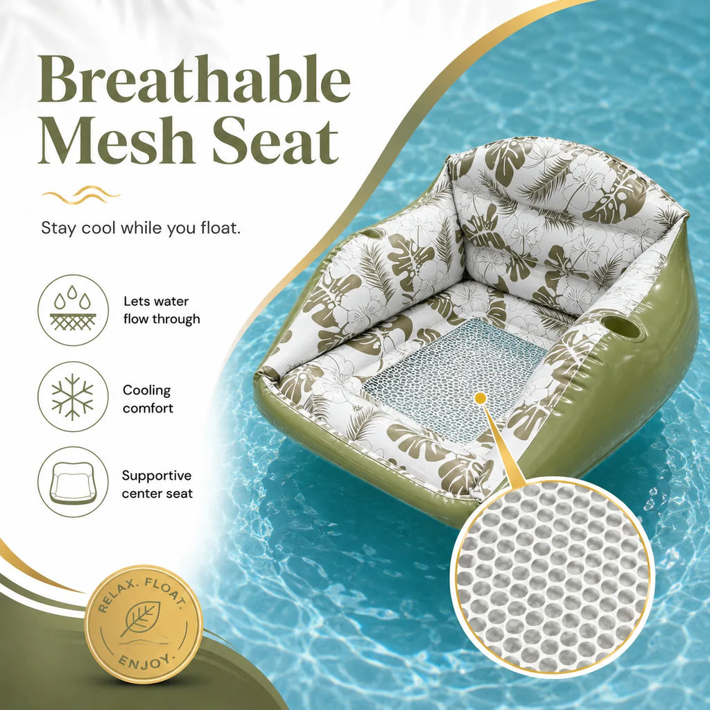 Inflatable Pool Lounge Chair