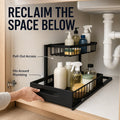 L-Shaped Pull-Out Under-Sink Organizer