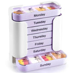 💊7-Day Weekly Pill Organizer Box – Large Capacity Medication & Vitamin Storage Case