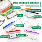 💊 A8 Waterproof Pill Pouch Set – Large Weekly Travel Medicine Organizer