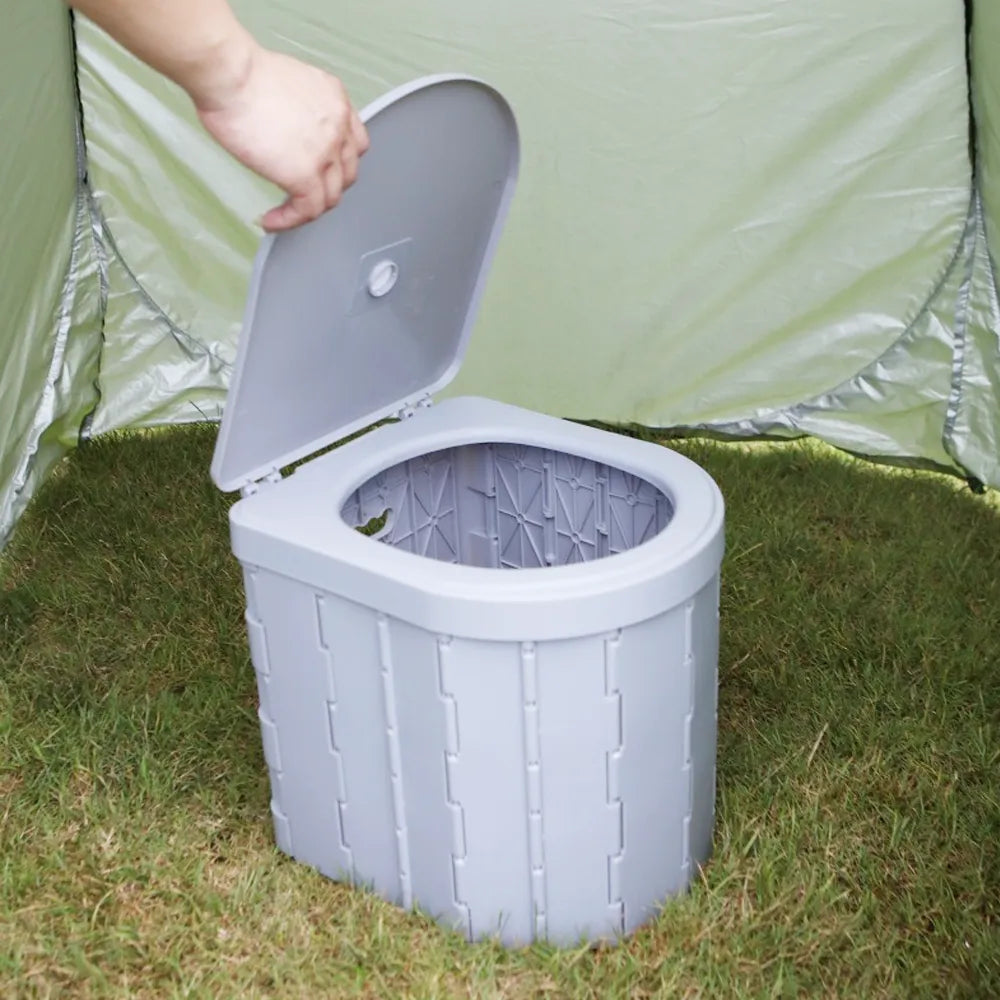 🚽 Portable Folding Camping Toilet – Comfortable & Convenient for Travel