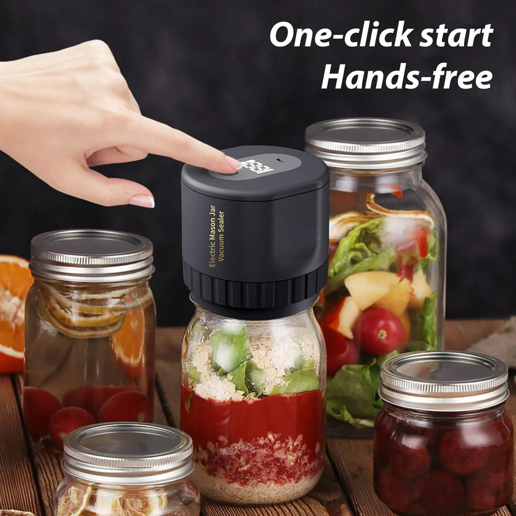 Rechargeable Electric Mason Jar Vacuum Sealer