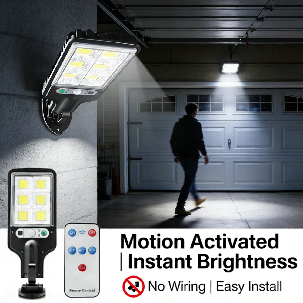 Powerful Solar Street Light for Outdoor Security & Illumination