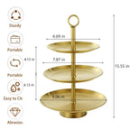 🍰 Elegant 3-Tier Stainless Steel Dessert Stand
