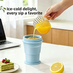 🧊 Foldable Silicone Ice Ball Drink Cup NEW!