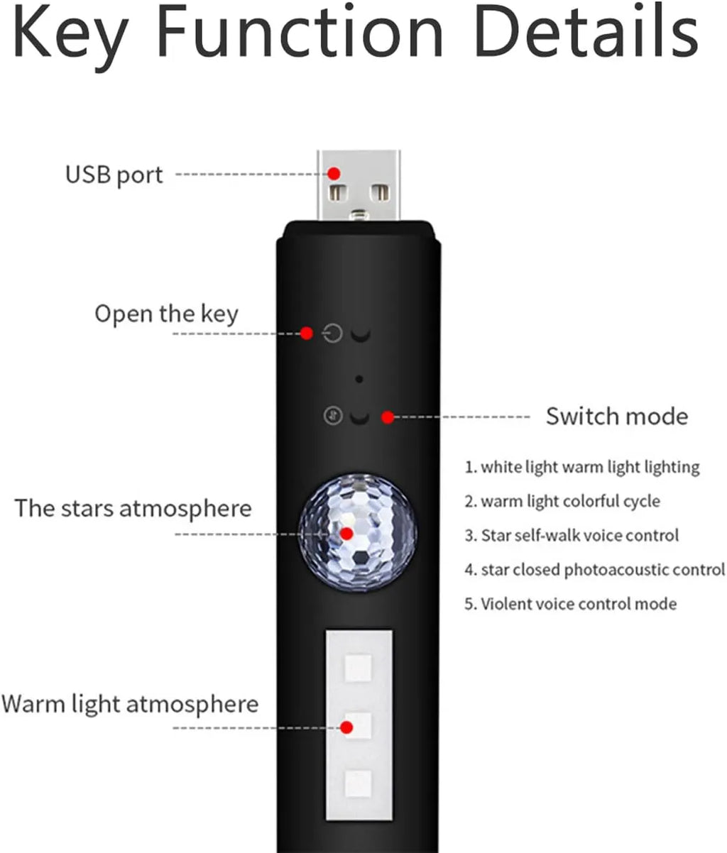 ✨Create the Perfect Ambience with the Wireless LED Starry Sky Ambient Light