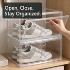 Clear Foldable Shoe Storage Boxes