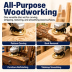 ⚡ 5-Piece Wood Carving Disc Set