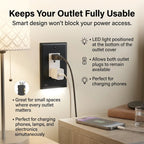 💡 Smart LED Night Light Outlet Cover