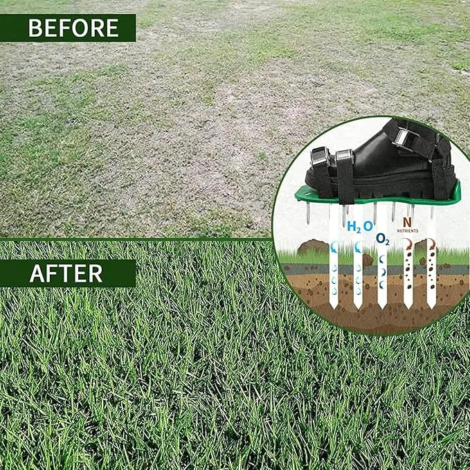 Lawn Aerator Shoes – Effortless Lawn Care for a Healthier Yard