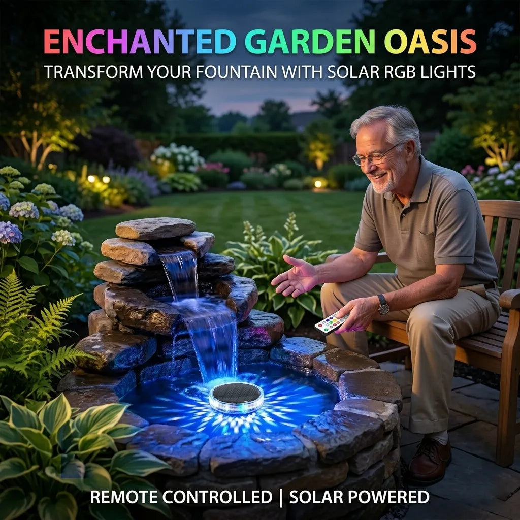 🌈 Solar Floating Pool Light – Remote-Controled RGB Waterproof Pool Light