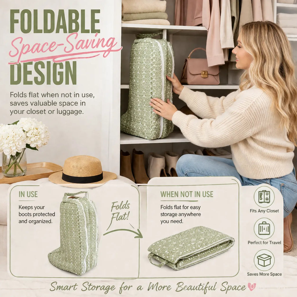 👢 Foldable Boot Travel Case