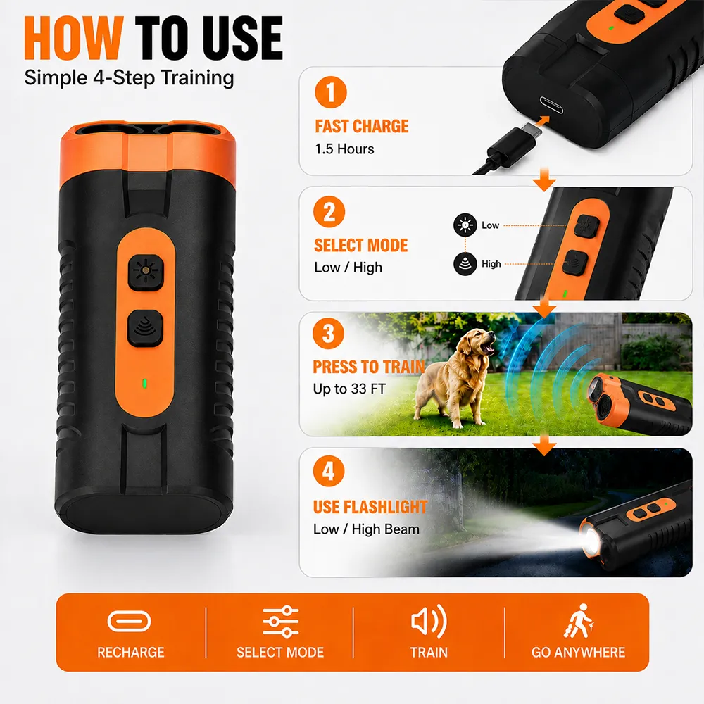 Dog Barking Deterrent Device 🐾🔊