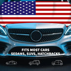 🇺🇸 American Flag Car Hood Cover