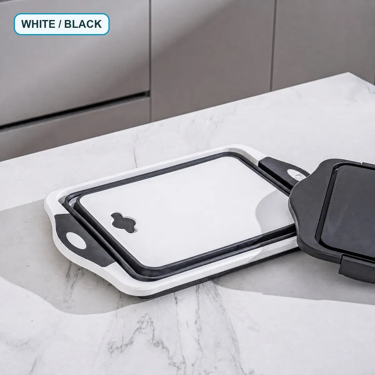 3-in-1 Collapsible Cutting Board & Prep Station