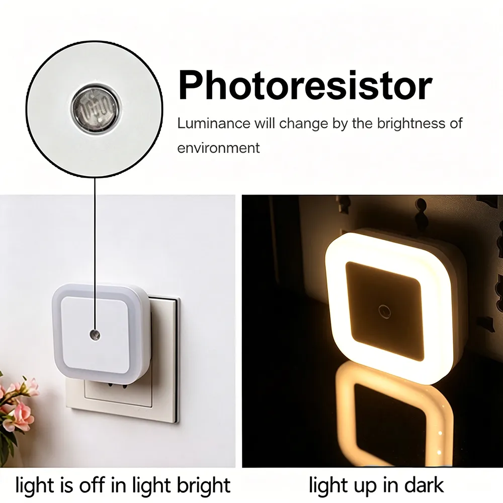 🌙 LED Night Light 6-pcs with Dusk-to-Dawn Sensor