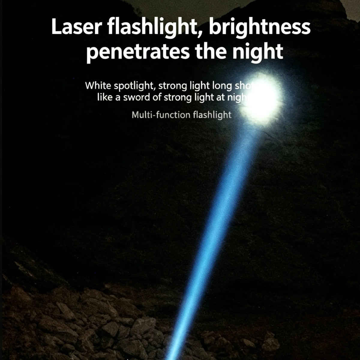 🔦Mini Laser Flashlight — Portable Multi-Function Outdoor Light