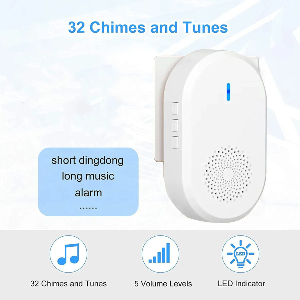 PIR Motion Detector with Alarm – Wireless and Reliable Protection