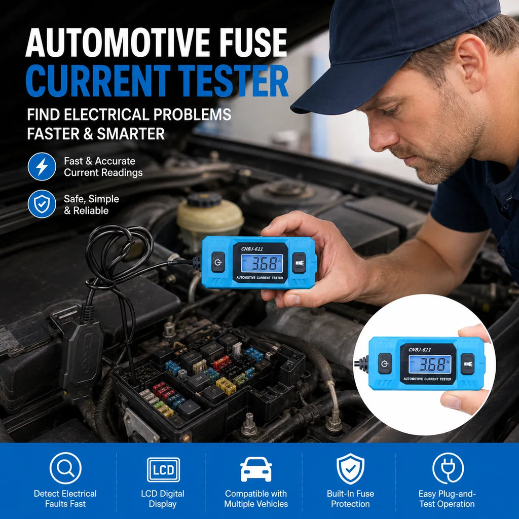 🚗 Automotive Fuse Current Tester
