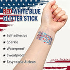 🇺🇸 Patriotic-Themed Body Glitter Sticks