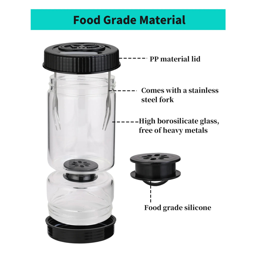 Hourglass Pickle & Olive Jar