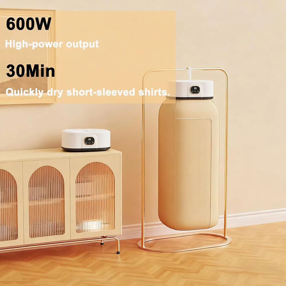 👕 Portable Foldable Clothes Dryer with Timer & Sterilization Function