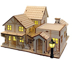 Buy 2 Free Shipping🎄 DIY Christmas Wooden House Kit 🎄