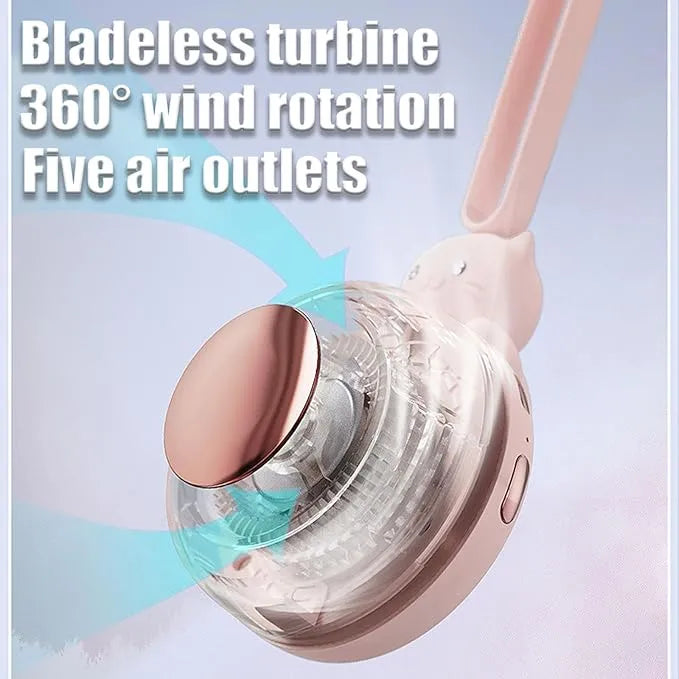 Portable Mini USB Rechargeable Fan - 360° Rotating Clip Fan with 3 Speeds for Personal Use